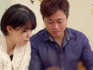 Horny perv fucks teen's tight hole in married threesome with maid