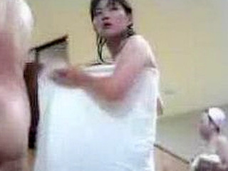 Fucking Naughty Oriental Schoolgirls Changing in Locker Room Tokyo XXX